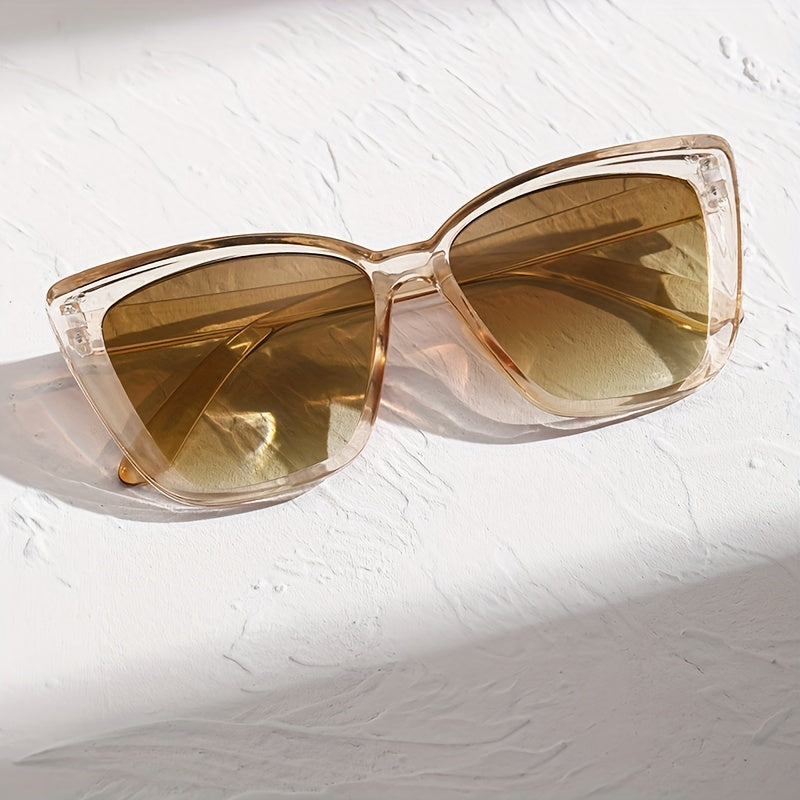 Oversized Cat Eye Classic Big Frame Sunshade Eyewear Trend Driving Golf Eyeglasses